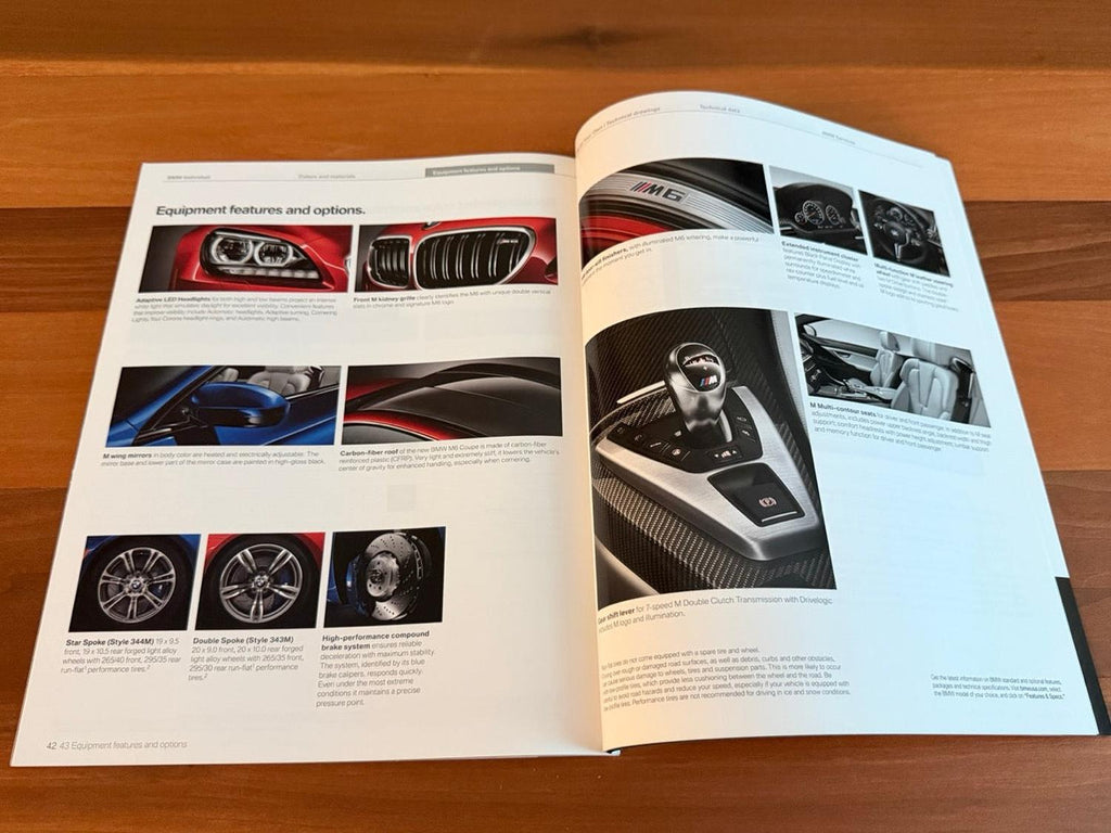 BMW-F13 M6 & F12 M6, 2013-Dealership-Sales-Brochure