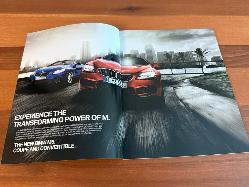 BMW-F13 M6 & F12 M6, 2013-Dealership-Sales-Brochure