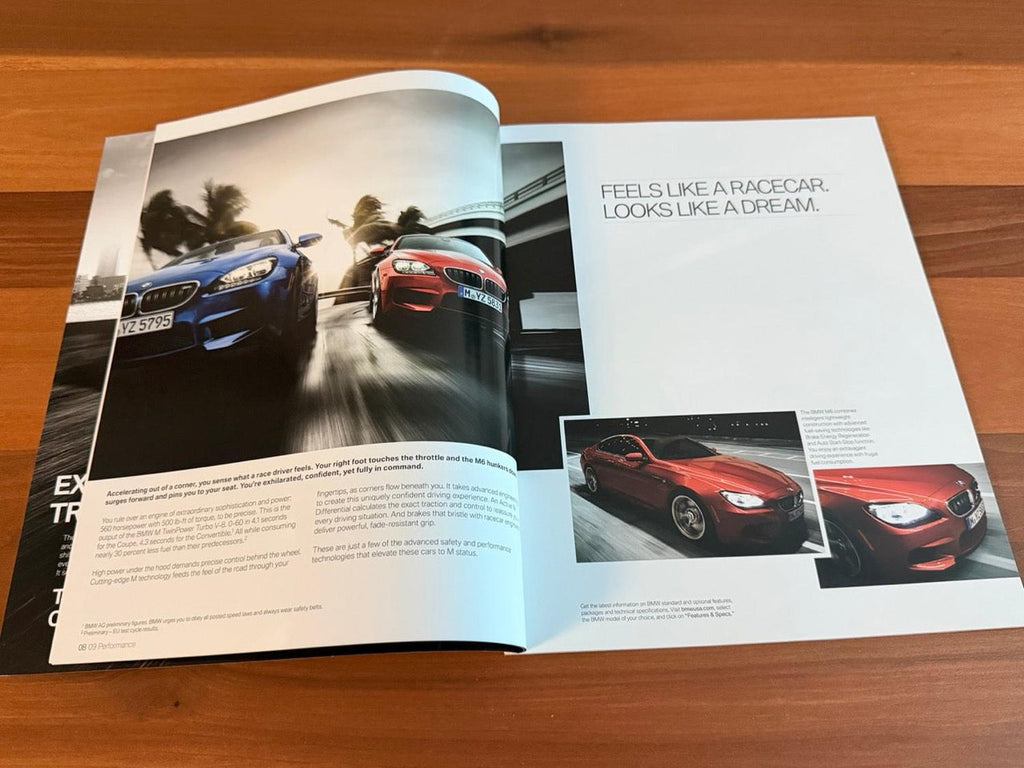 BMW-F13 M6 & F12 M6, 2013-Dealership-Sales-Brochure
