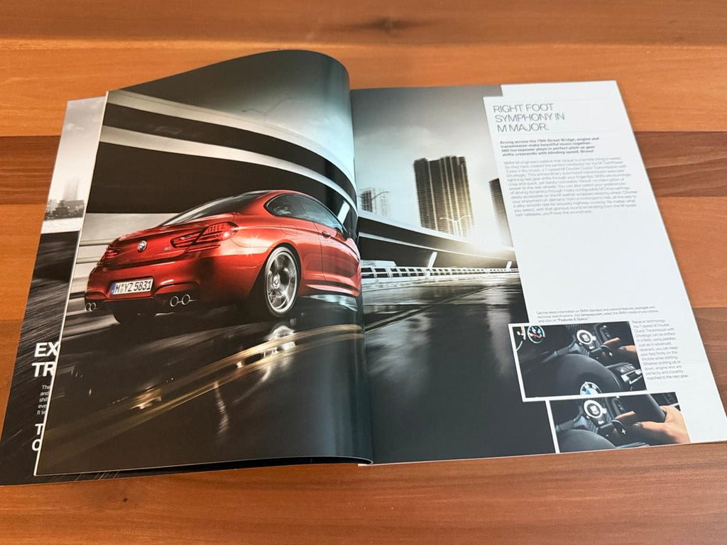 BMW-F13 M6 & F12 M6, 2013-Dealership-Sales-Brochure