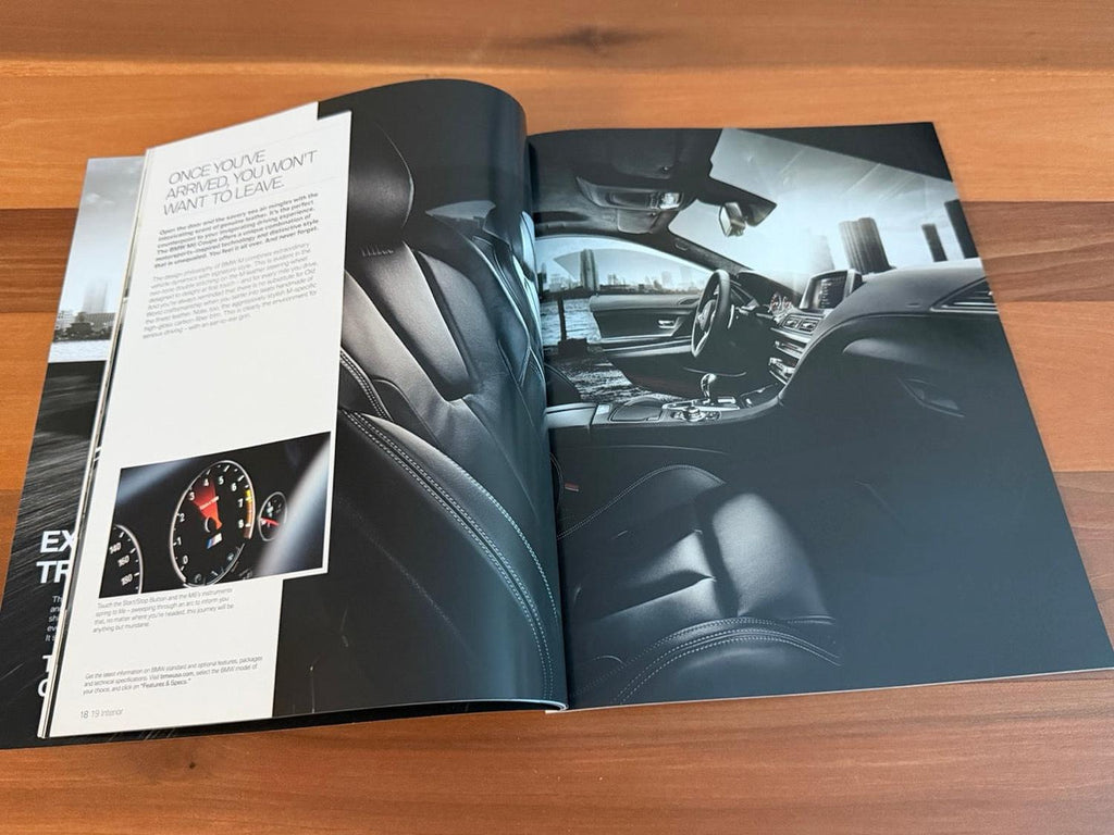 BMW-F13 M6 & F12 M6, 2013-Dealership-Sales-Brochure