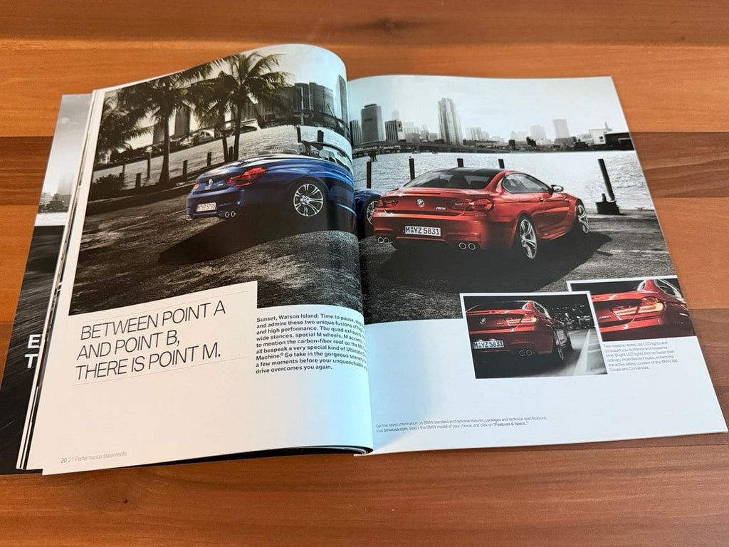 BMW-F13 M6 & F12 M6, 2013-Dealership-Sales-Brochure