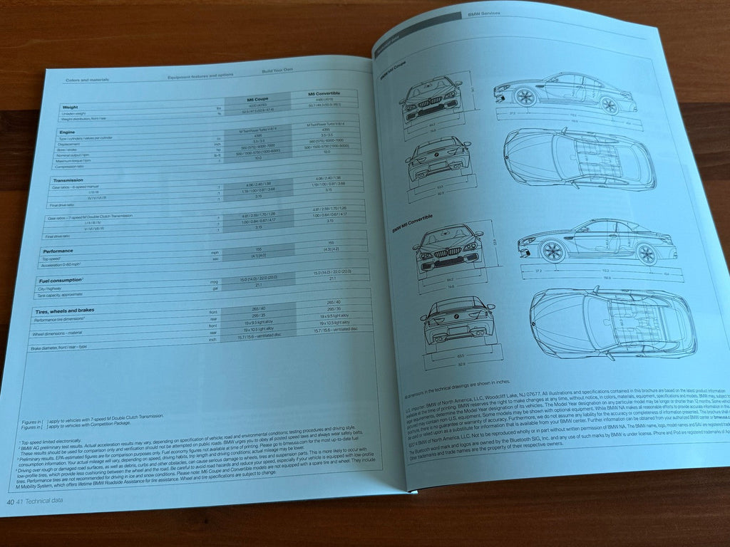 BMW-F13 M6 & F12 M6, 2014-Dealership-Sales-Brochure