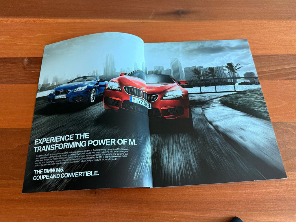 BMW-F13 M6 & F12 M6, 2014-Dealership-Sales-Brochure