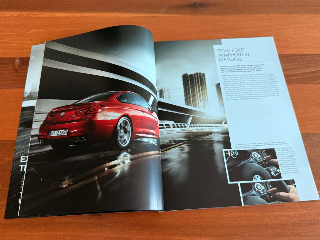 BMW-F13 M6 & F12 M6, 2014-Dealership-Sales-Brochure