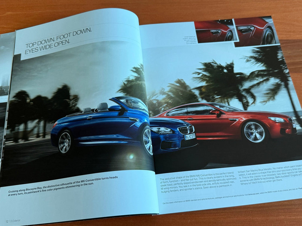 BMW-F13 M6 & F12 M6, 2014-Dealership-Sales-Brochure