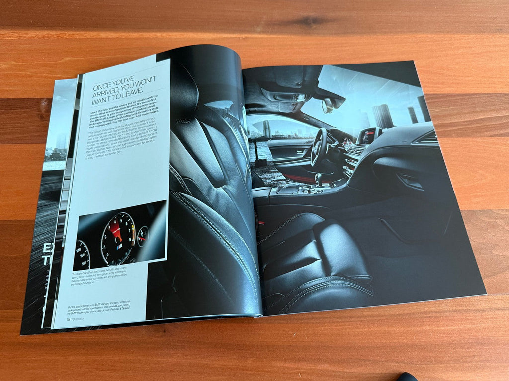 BMW-F13 M6 & F12 M6, 2014-Dealership-Sales-Brochure