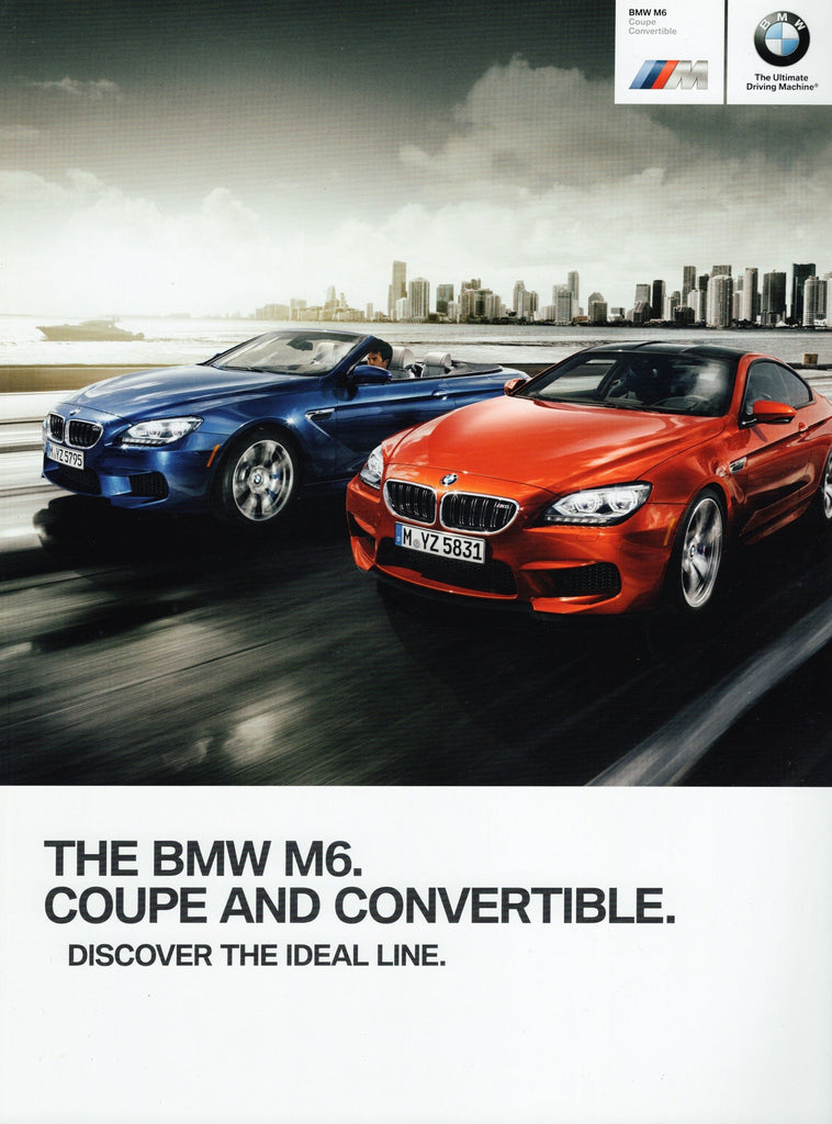 BMW-F13 M6 & F12 M6, 2014-Dealership-Sales-Brochure