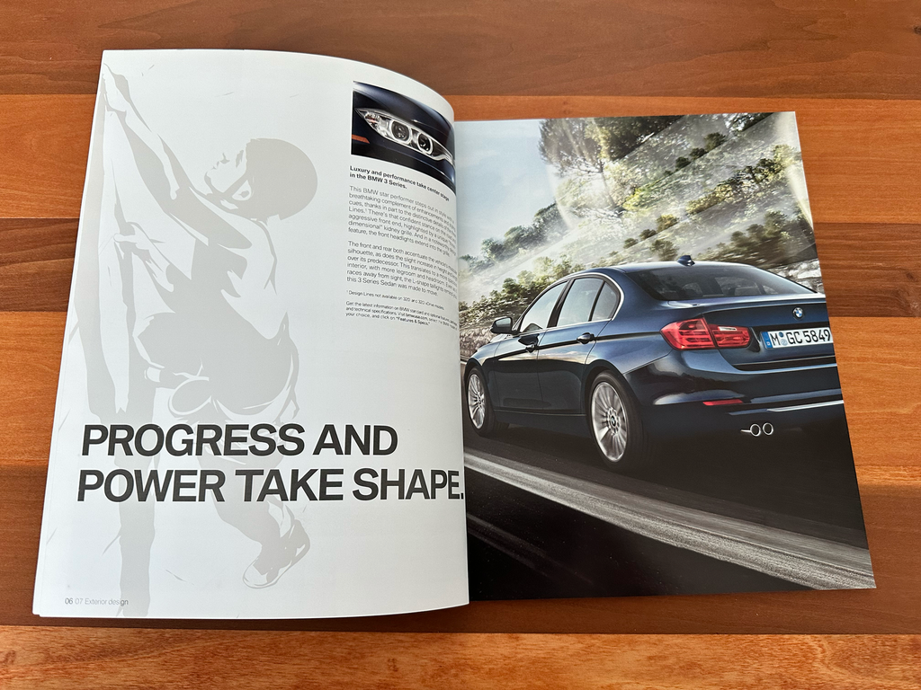 BMW-F30 Sedan, 2014-Dealership-Sales-Brochure