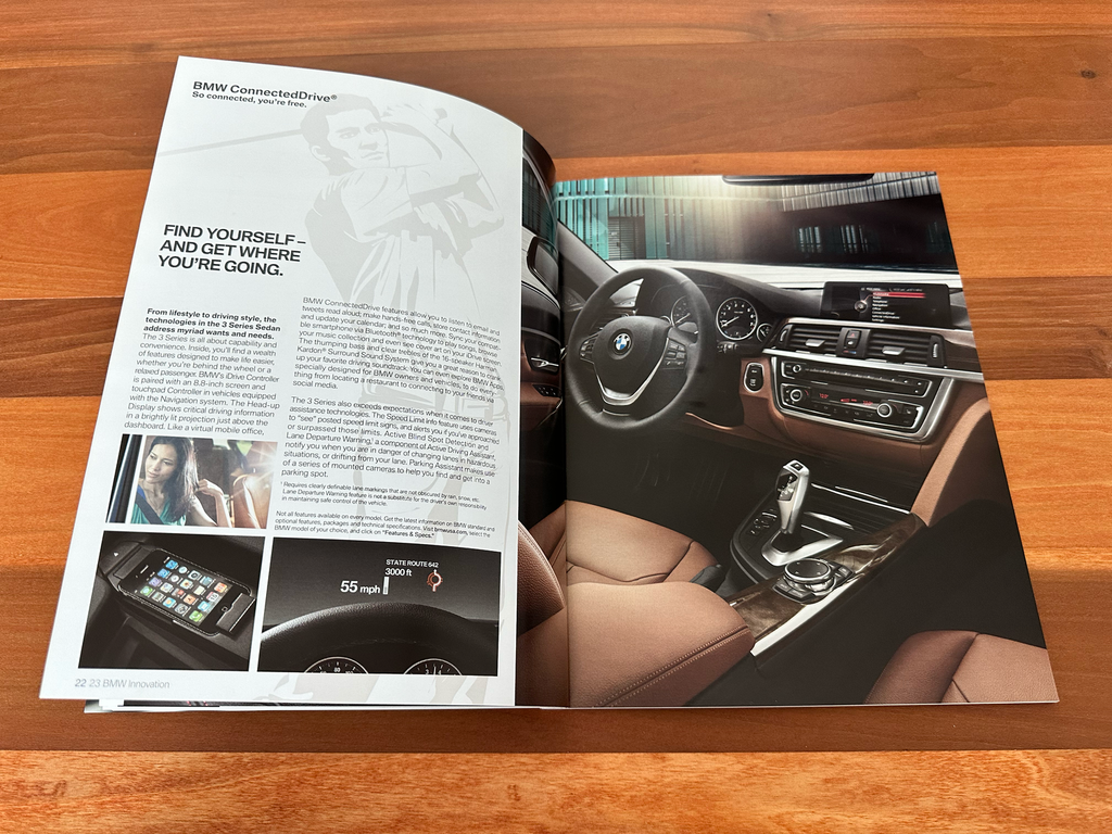 BMW-F30 Sedan, 2014-Dealership-Sales-Brochure