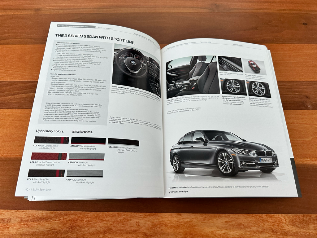 BMW-F30 Sedan, 2014-Dealership-Sales-Brochure