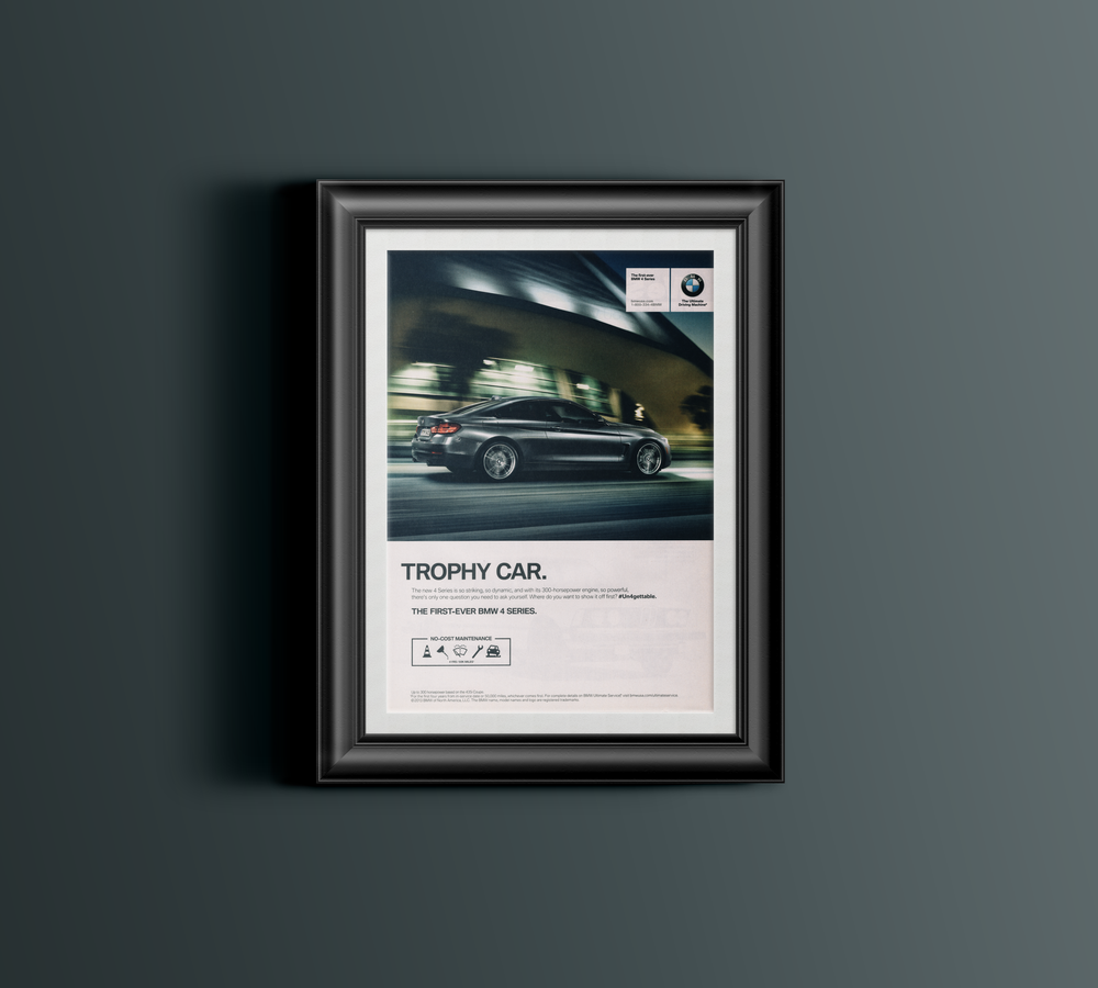 BMW-F32 Trophy Car-Magazine-Ad