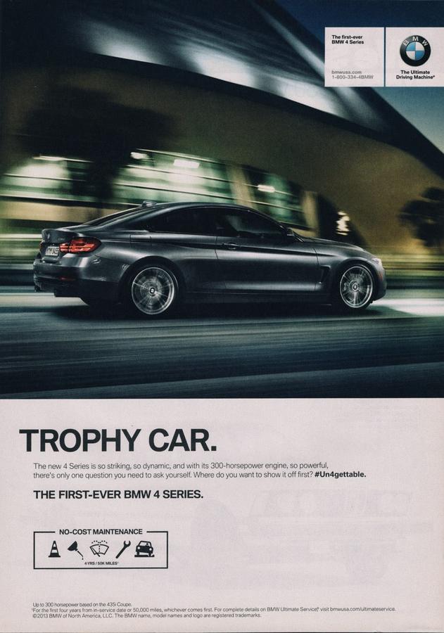 BMW-F32 Trophy Car-Magazine-Ad