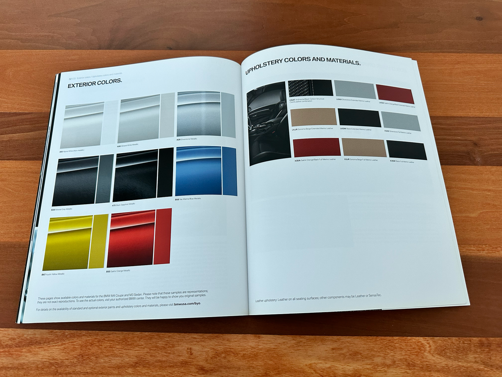 BMW-F80 M3 Sedan, F82 M4 Coupe, 2014-Dealership-Sales-Brochure