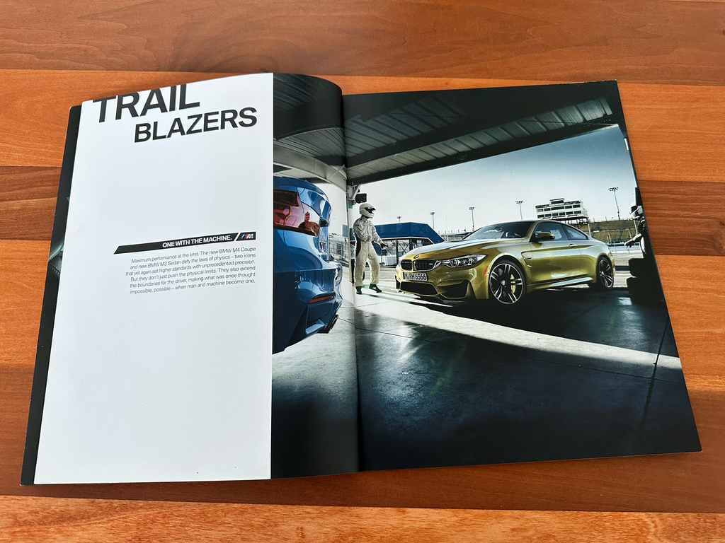 BMW-F80 M3 Sedan, F82 M4 Coupe, 2014-Dealership-Sales-Brochure