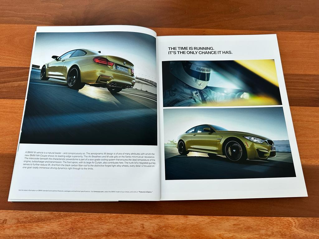 BMW-F80 M3 Sedan, F82 M4 Coupe, 2014-Dealership-Sales-Brochure