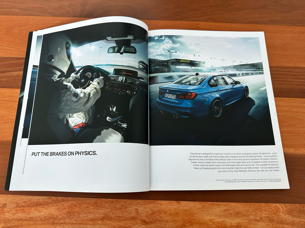 BMW-F80 M3 Sedan, F82 M4 Coupe, 2014-Dealership-Sales-Brochure