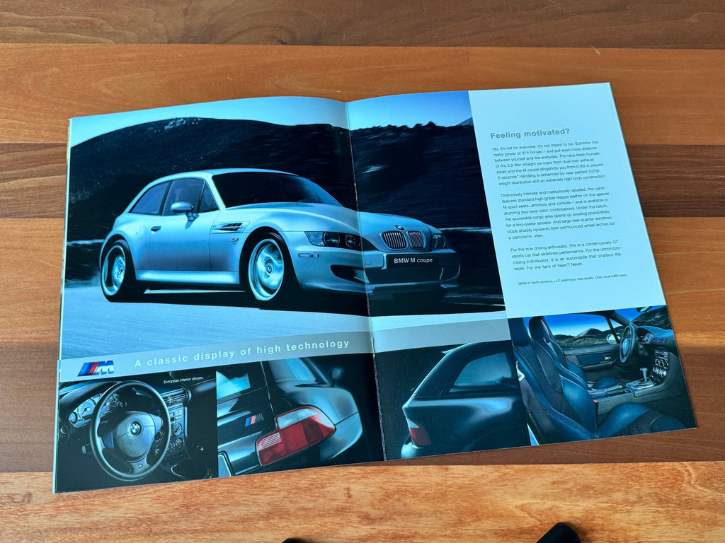 BMW-M Coupe / Roadster, 2001-Dealership-Sales-Brochure