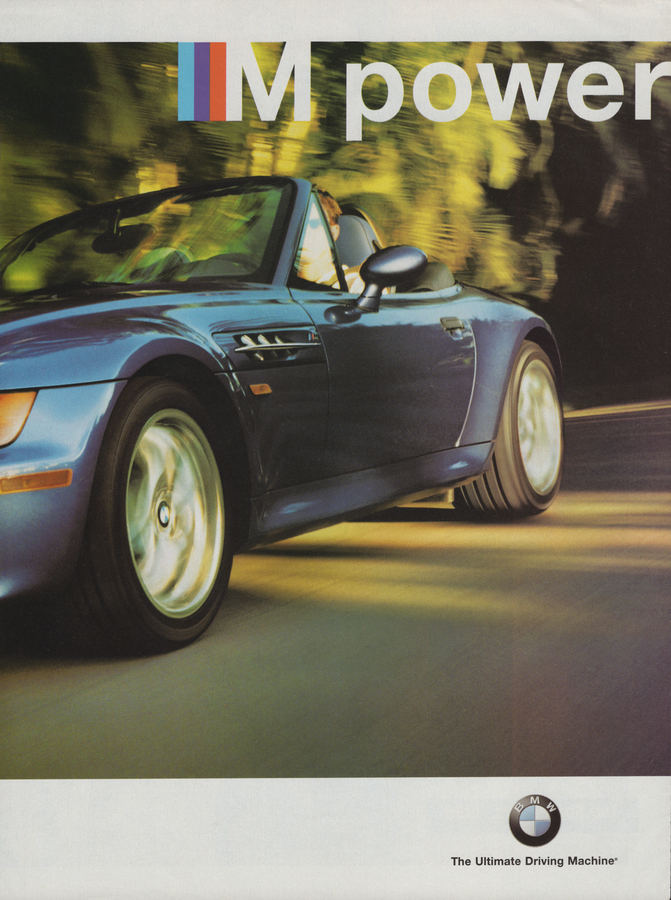 BMW-M Roadster Wax Can Barely Hang On-Magazine-Ad