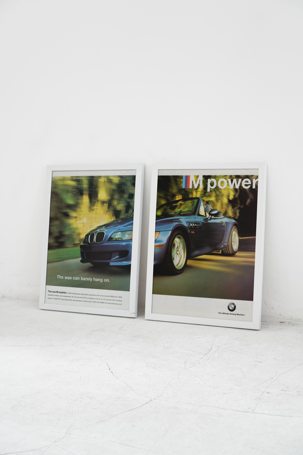 BMW-M Roadster Wax Can Barely Hang On-Magazine-Ad
