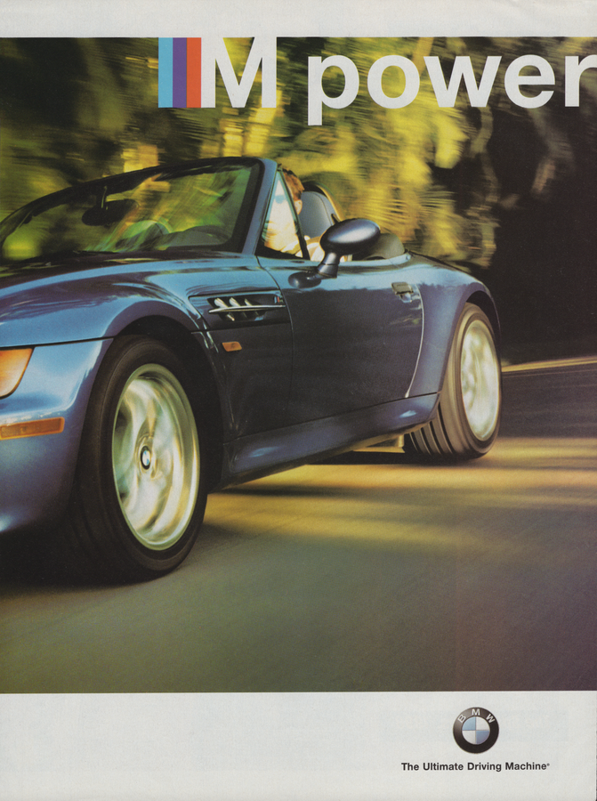 BMW-M Roadster Wax Can Barely Hang On-Vintage-Print-Magazine-Ad-BIMMERtips.com