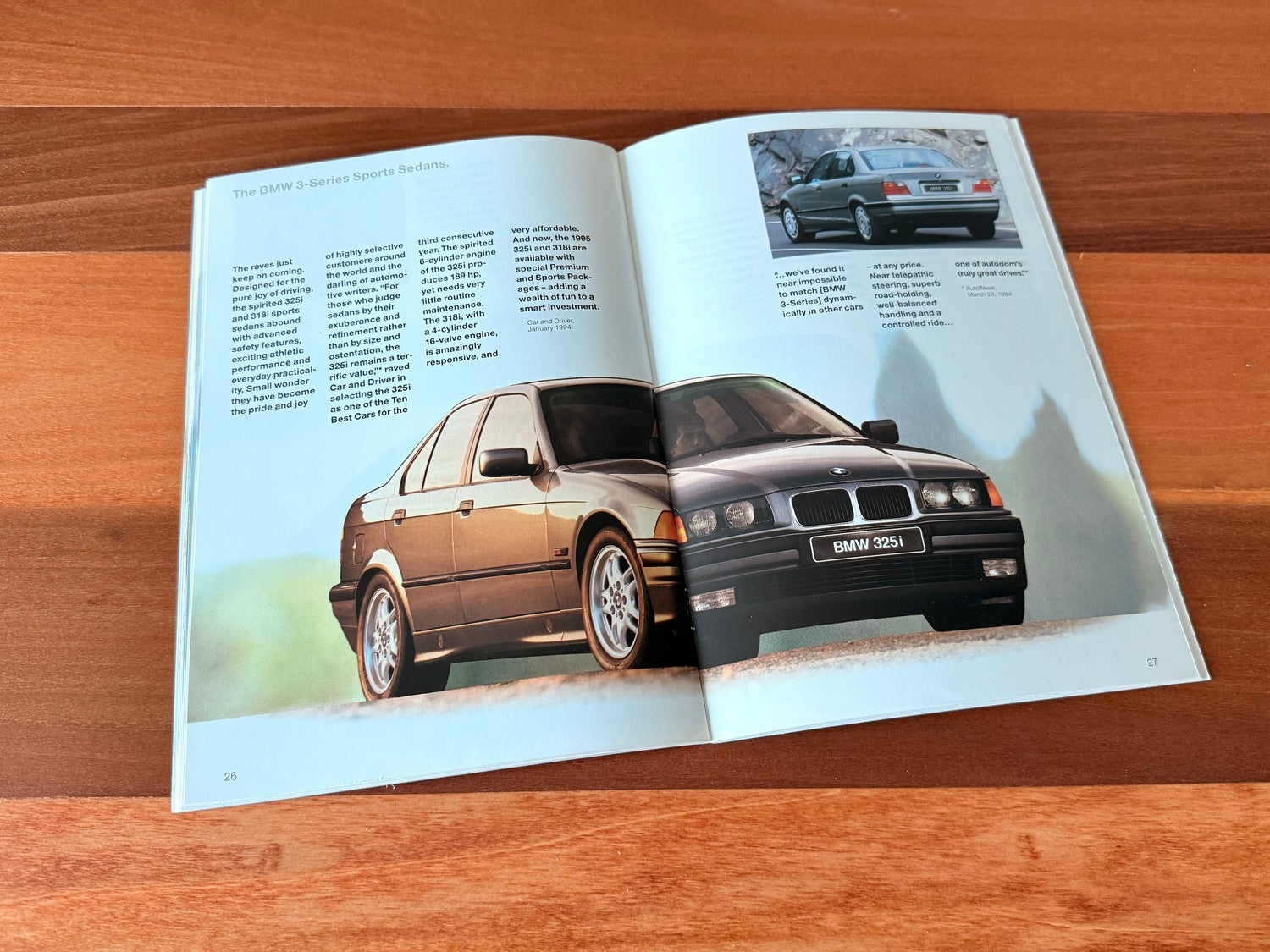 BMW-Model Range, 1995-Dealership-Sales-Brochure