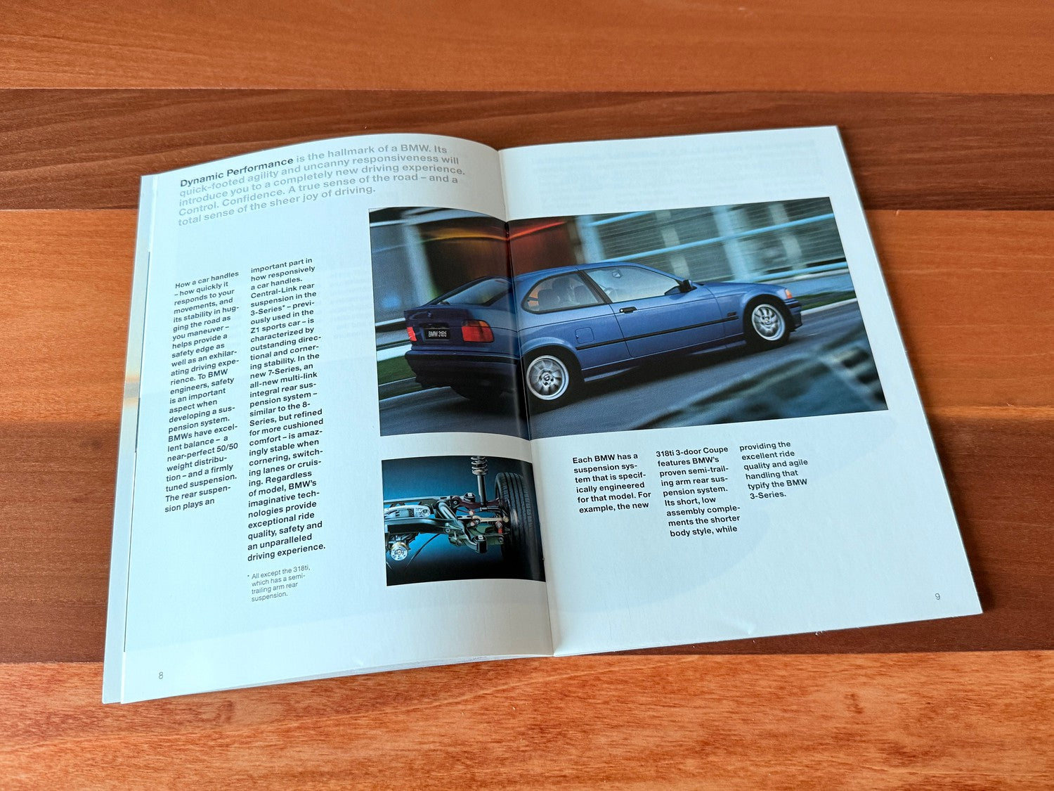 BMW-Model Range, 1995-Dealership-Sales-Brochure
