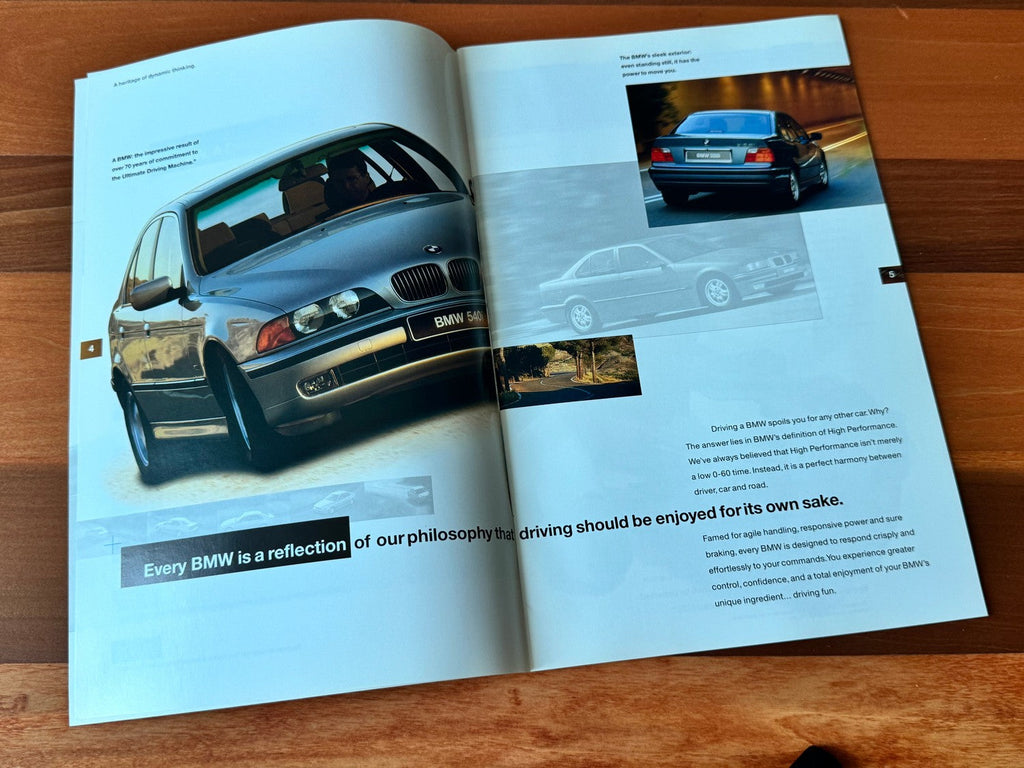 BMW-Model Range, 1997 a-Dealership-Sales-Brochure