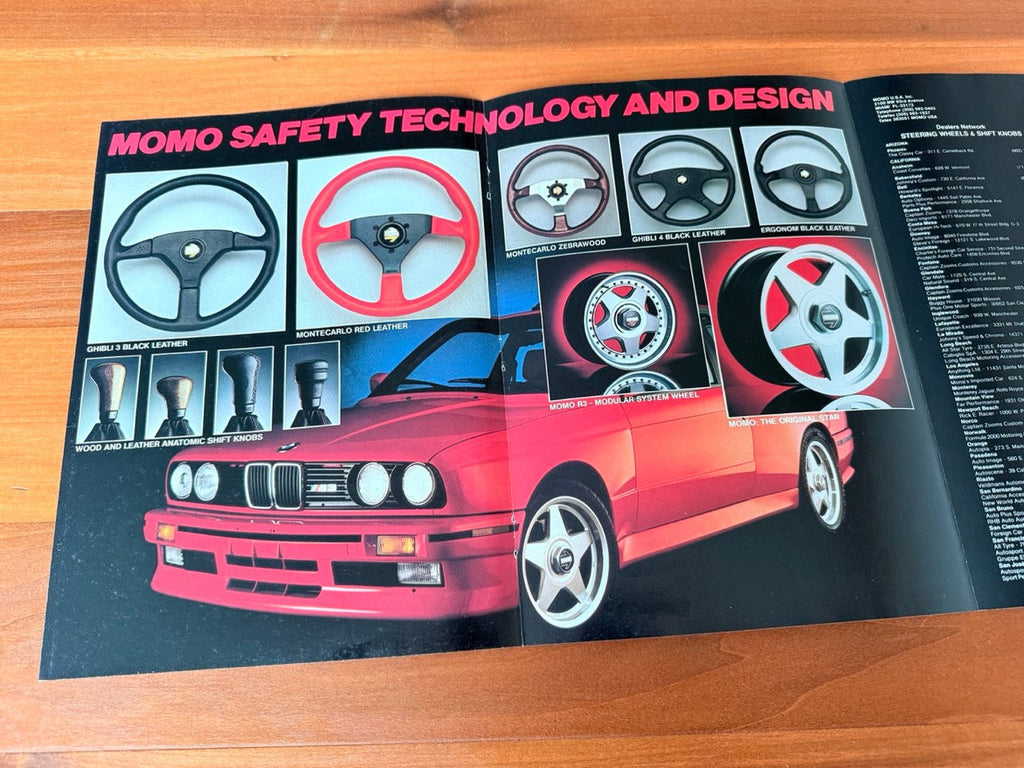 BMW-Momo Foldout-Dealership-Sales-Brochure