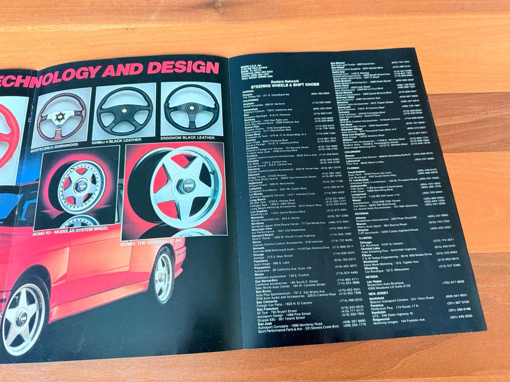 BMW-Momo Foldout-Dealership-Sales-Brochure