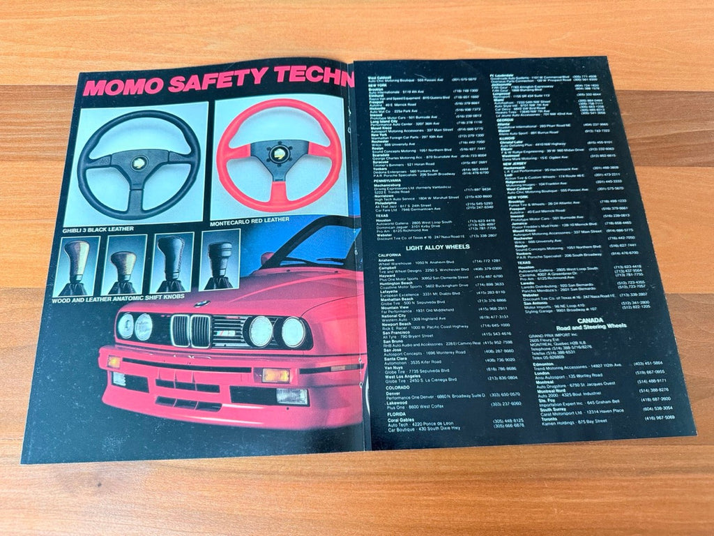 BMW-Momo Foldout-Dealership-Sales-Brochure