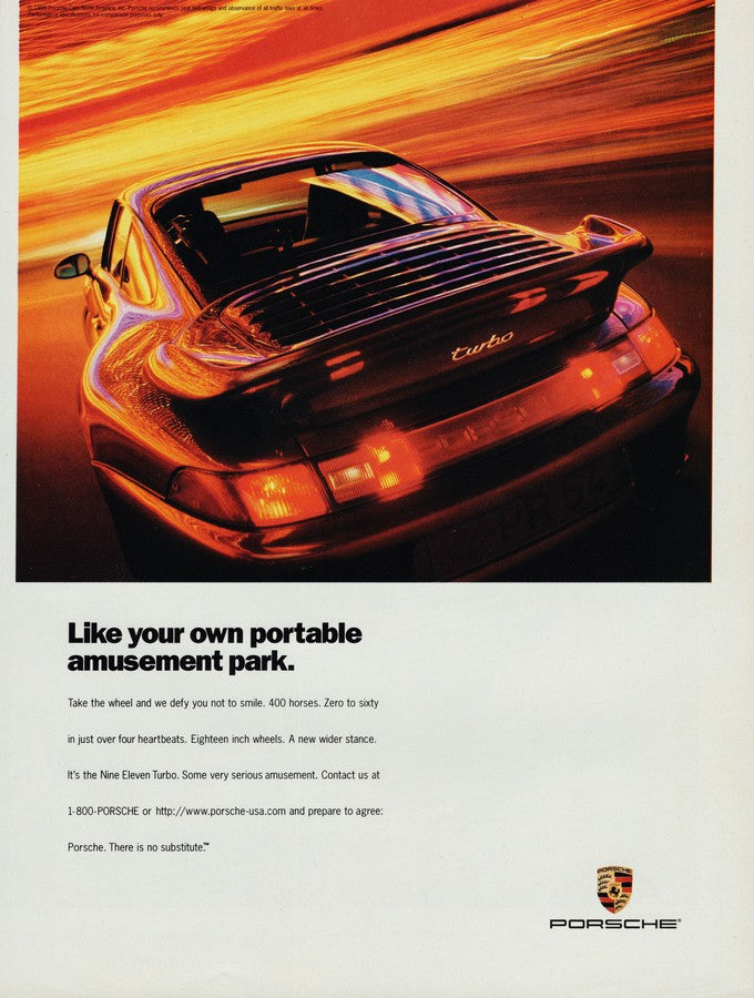 BMW-Porsche 911 Turbo 993-Magazine-Ad