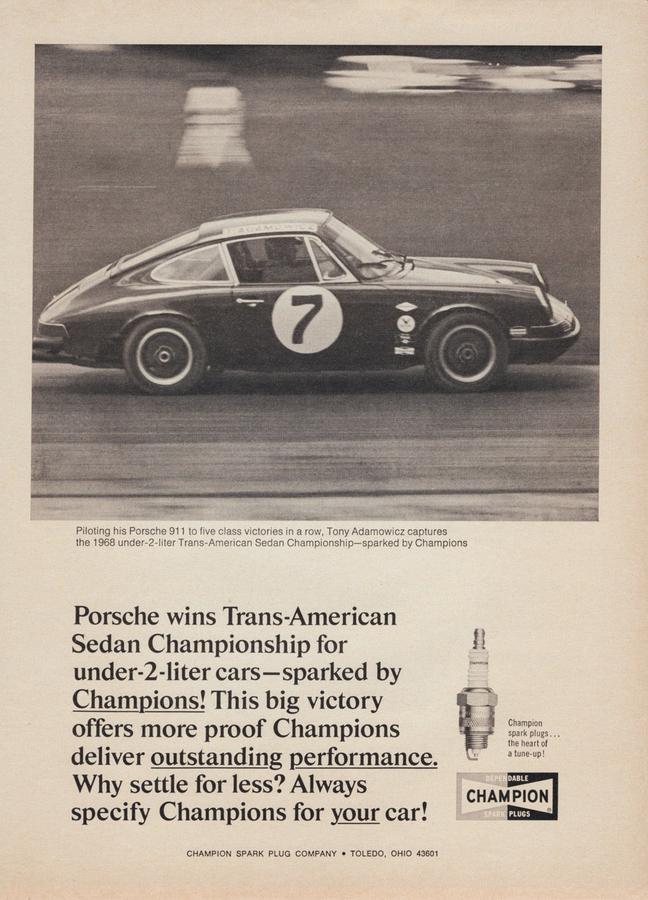 BMW-Porsche Wins Trans-American Championship-Magazine-Ad