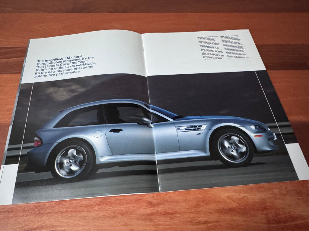 BMW-Z3 2.8 & M Coupe, 2000-Dealership-Sales-Brochure