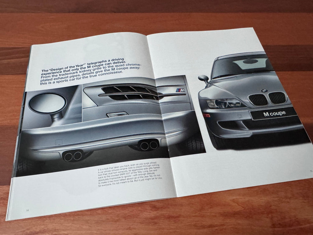 BMW-Z3 2.8 & M Coupe, 2000-Dealership-Sales-Brochure