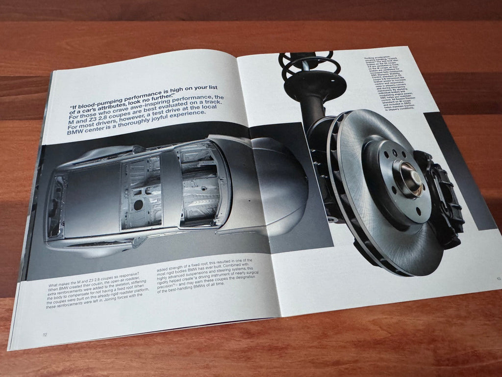 BMW-Z3 2.8 & M Coupe, 2000-Dealership-Sales-Brochure