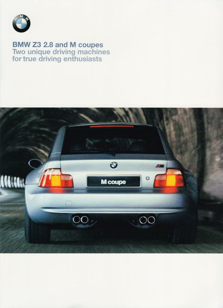 BMW-Z3 2.8 & M Coupe, 2000-Dealership-Sales-Brochure