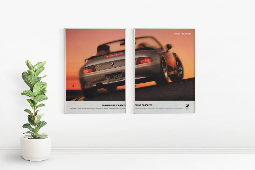 BMW-Z3 Carve Concrete-Magazine-Ad