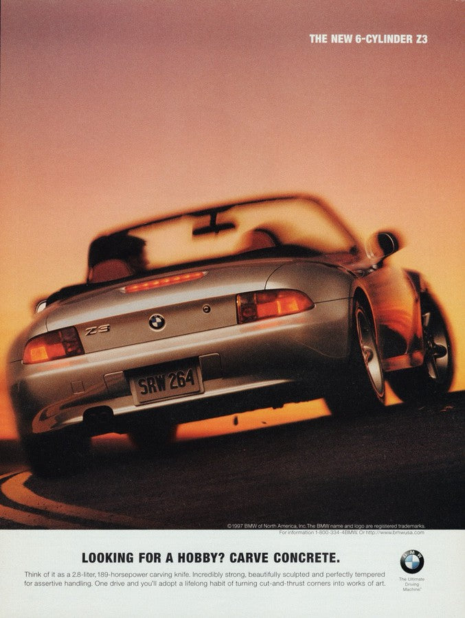 BMW-Z3 Carve Concrete-Magazine-Ad