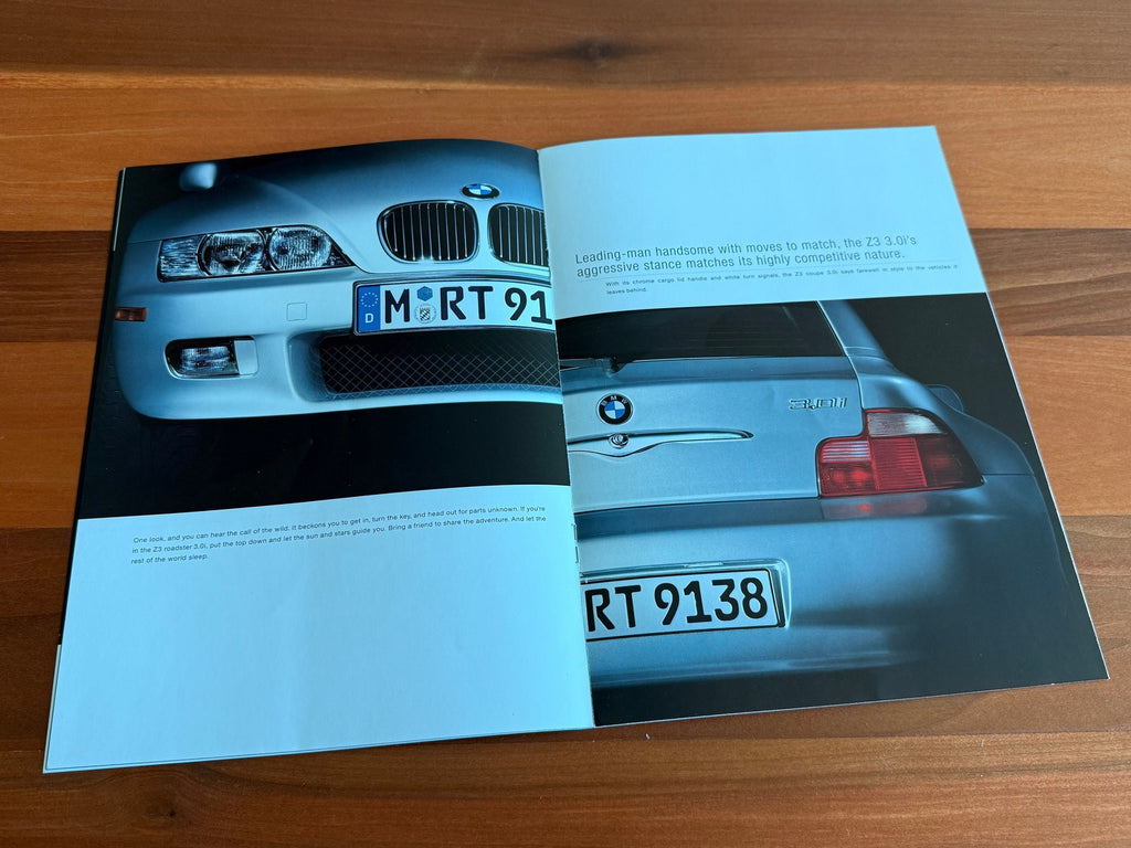 BMW-Z3 Coupe & Roadster, 2001-Dealership-Sales-Brochure