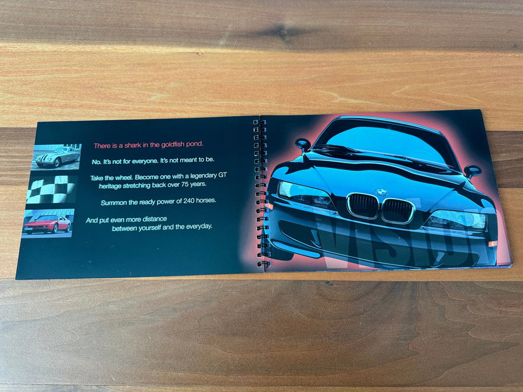 BMW-Z3 M Coupe, Pamphlet 1999-Dealership-Sales-Brochure