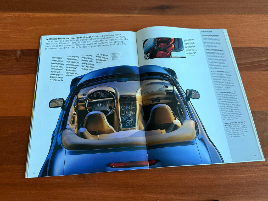 BMW-Z3 Roadster, 1996-Dealership-Sales-Brochure