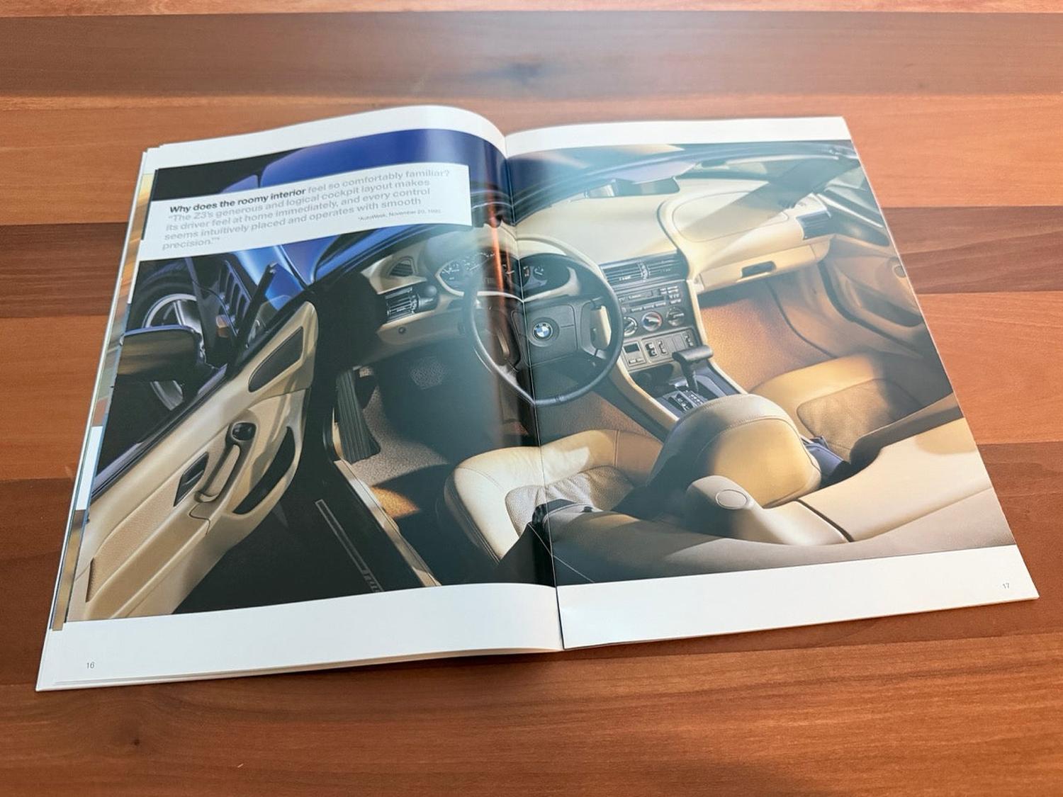 BMW-Z3 Roadster, 1996-Dealership-Sales-Brochure