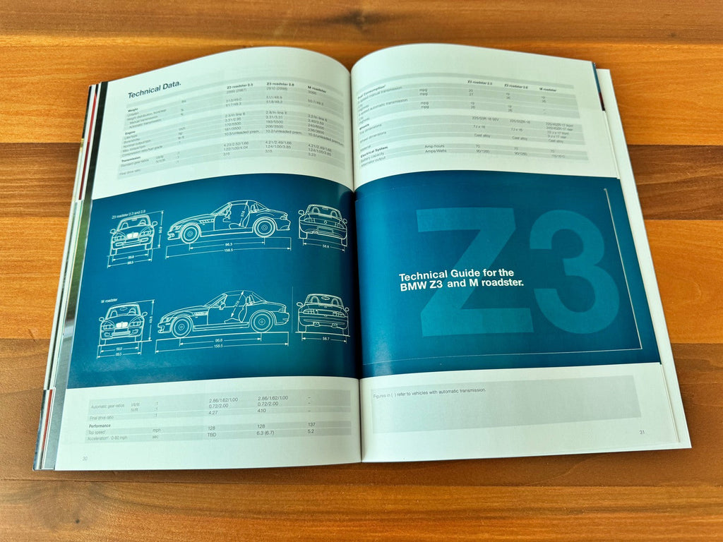 BMW-Z3 Roadster, 1999-Dealership-Sales-Brochure