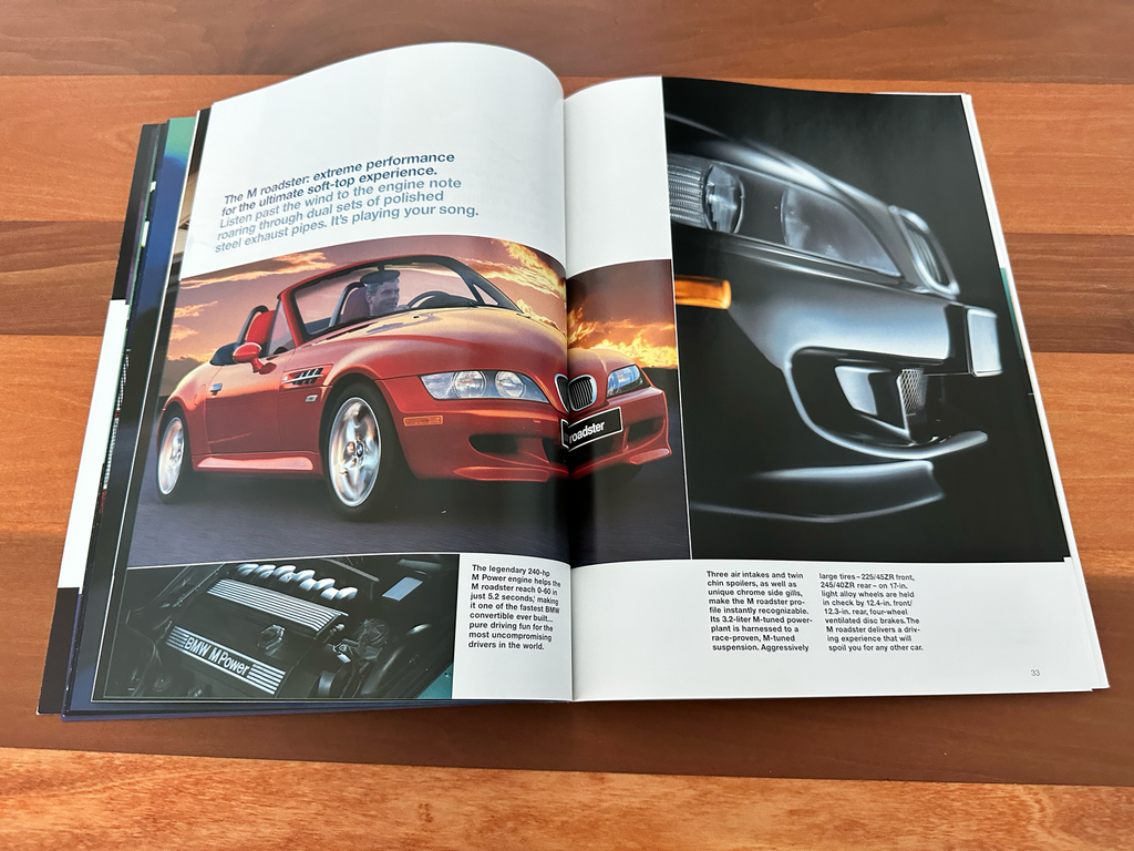 BMW-Z3 Roadster, 2000 a-Dealership-Sales-Brochure