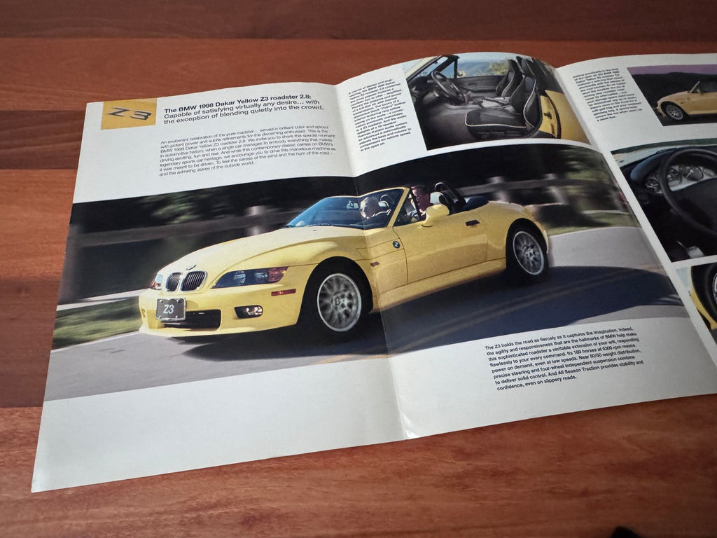 BMW-Z3 Roadster Exclusive, 1998-Dealership-Sales-Brochure