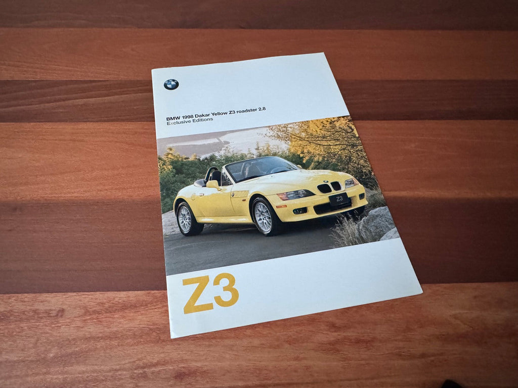 BMW-Z3 Roadster Exclusive, 1998-Dealership-Sales-Brochure