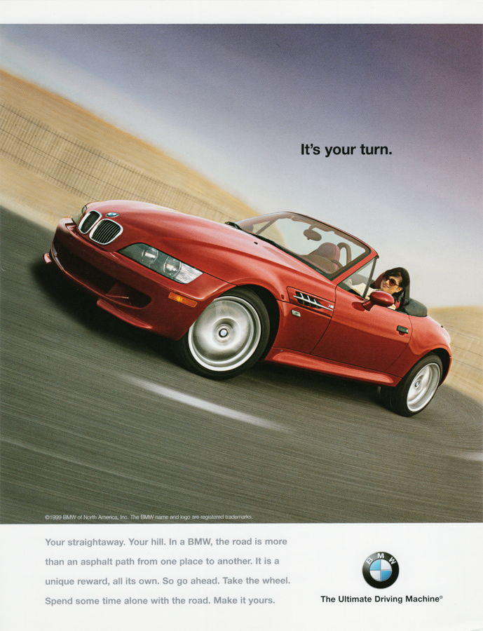 BMW-Z3M. It's Your Turn.-Magazine-Ad