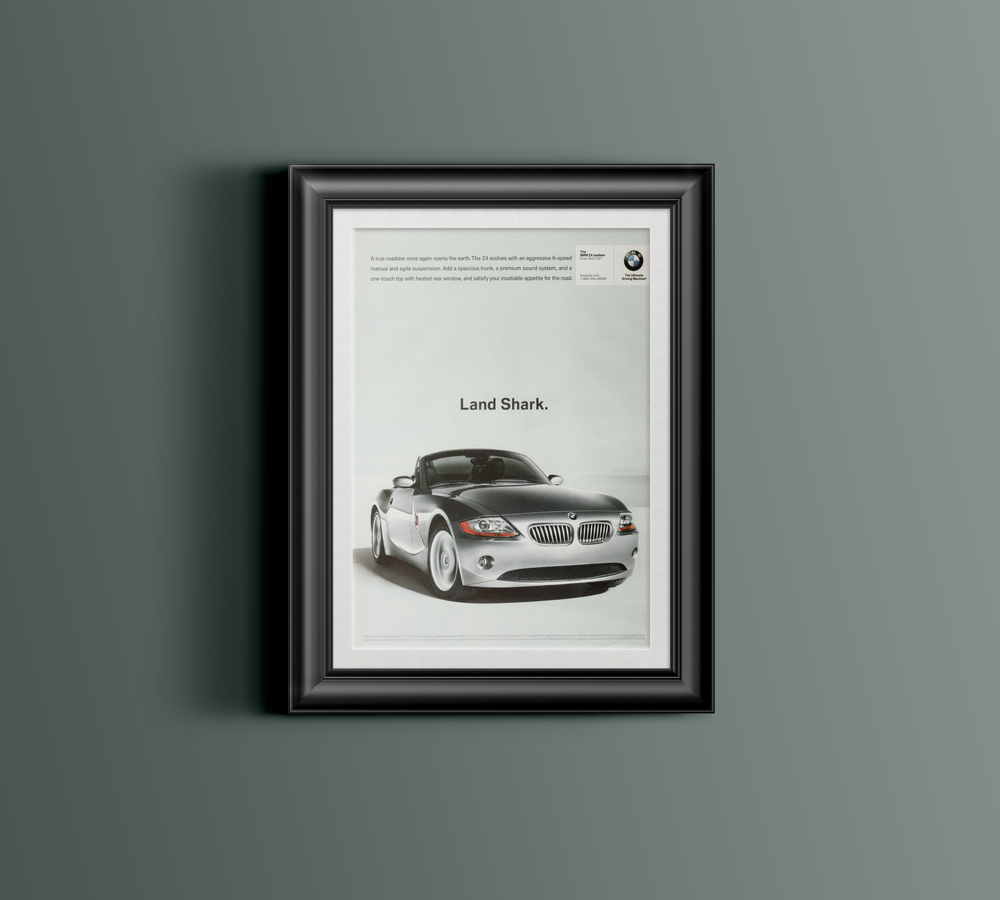 BMW-Z4 Land Shark a-Magazine-Ad