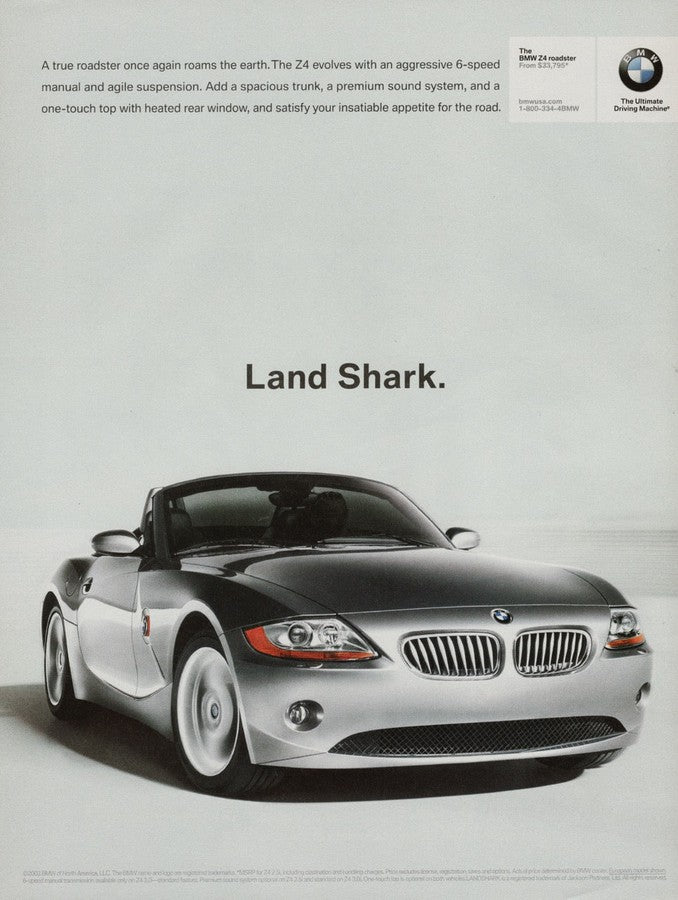 BMW-Z4 Land Shark a-Magazine-Ad
